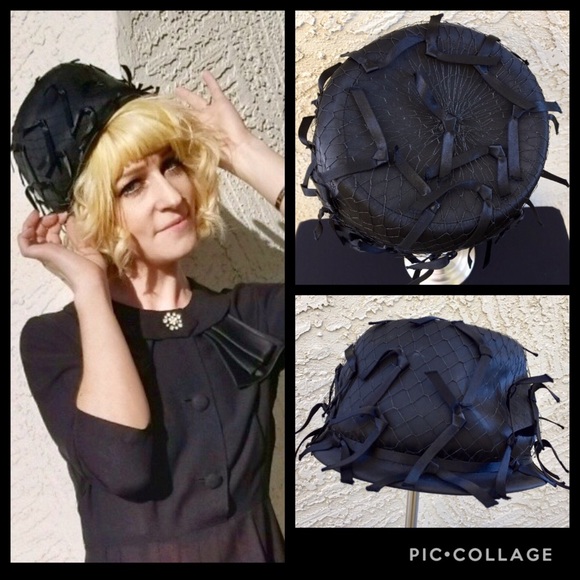 🖤 VINTAGE “Edette Exclusives” ladies HAT! - Picture 8 of 12